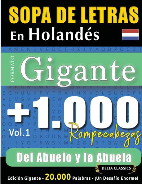 SOPA DE LETRAS EN HOLANDÉS FORMATO GIGANTE