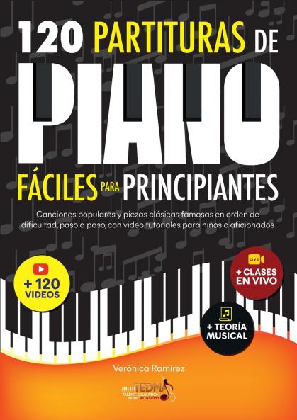 120 Partituras de Piano Fáciles Para Principiantes