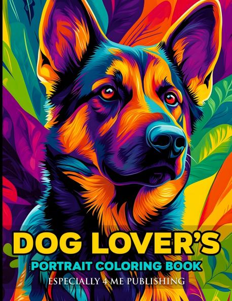 Dog Lover's Portrait Coloring Book