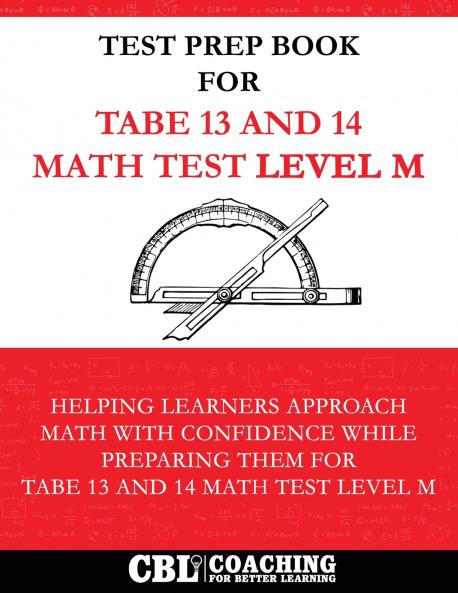 Test Prep Book For TABE 13 and 14  Math Test Level M