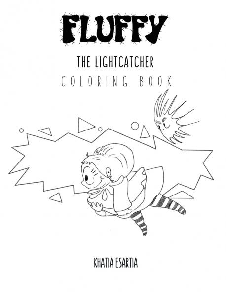 Fluffy the Lightcather COLORING BOOK