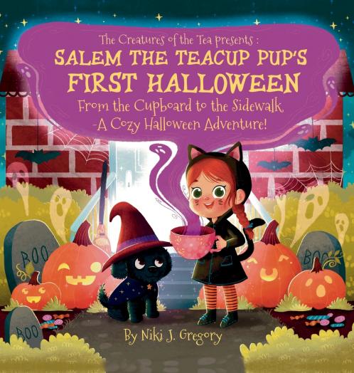 Salem the Teacup Pup's First Halloween