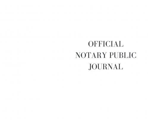 The Official Notary Journal