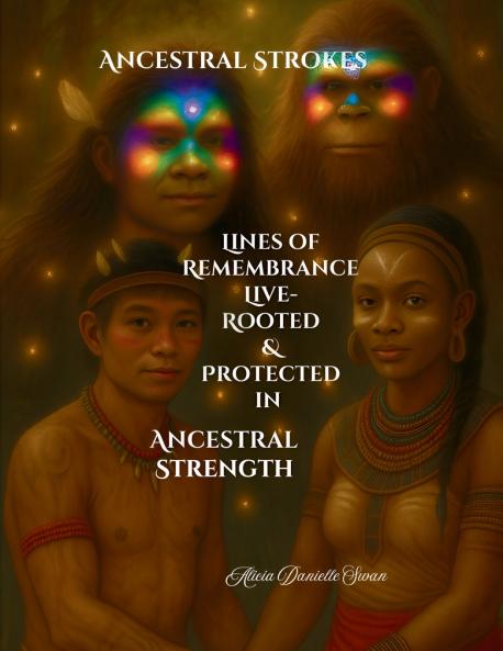 Ancestral Strokes Lines of Remembrance Live- Rooted & Protected in Ancestral Strength