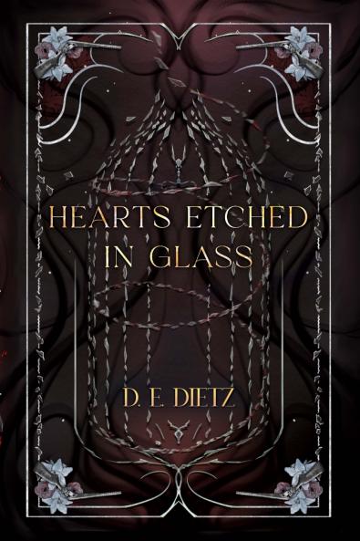 Hearts Etched in Glass