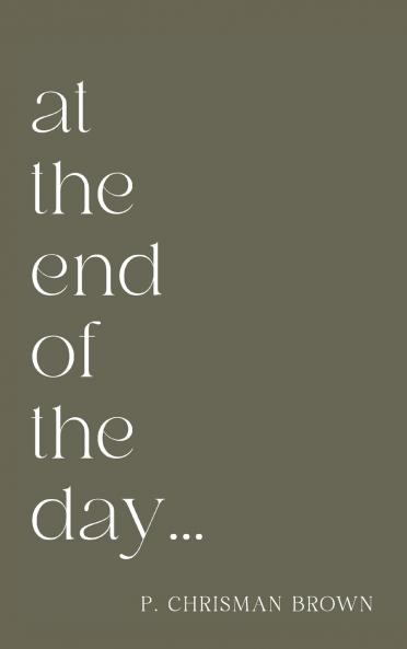 at the end of the day