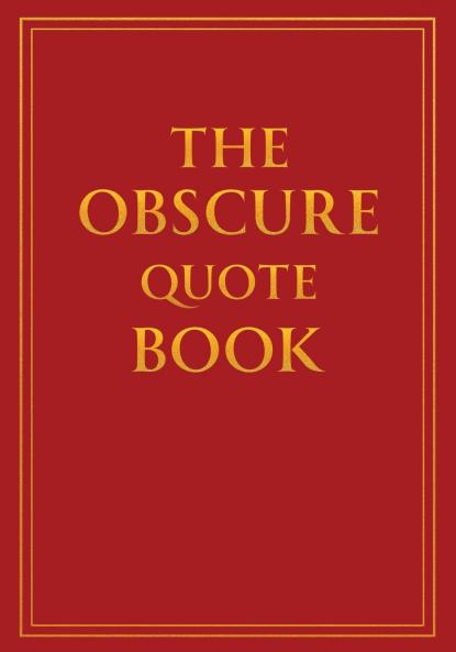 The Obscure Quote Book