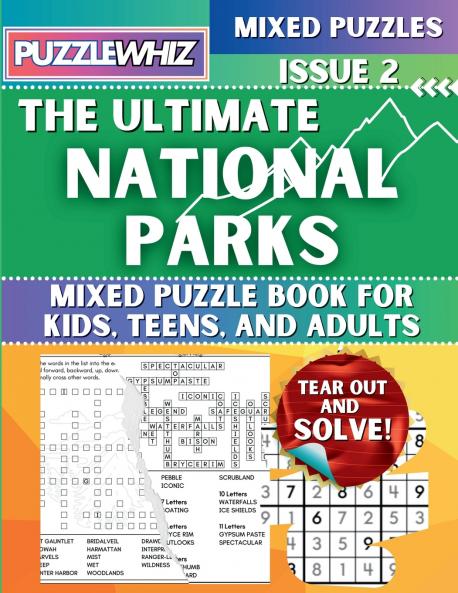 The Ultimate National Parks Mixed Puzzle Book for Kids Teens and Adults