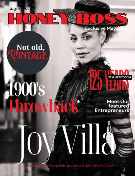 August Honey Boss Lux Magazine Vintage Issue