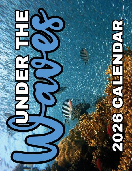 Under the Waves 2026 Calendar