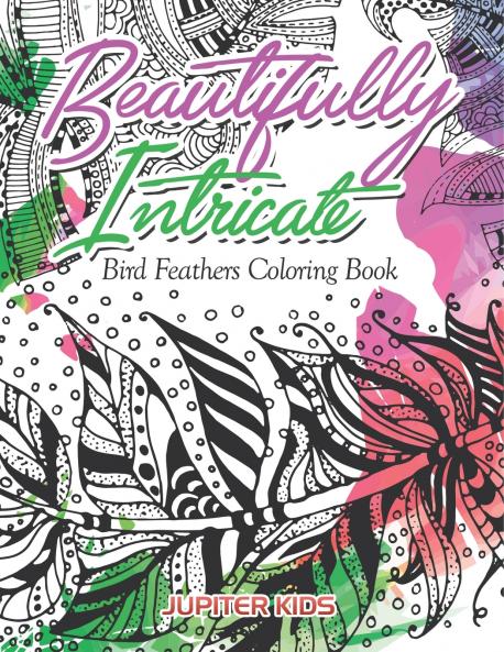 Beautifully Intricate Bird Feathers Coloring Book