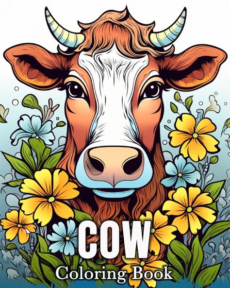 Cow Coloring book