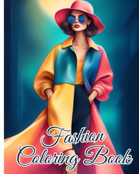 Fashion Coloring Book For Teens