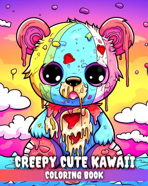 Creepy Cute Kawaii Coloring Book