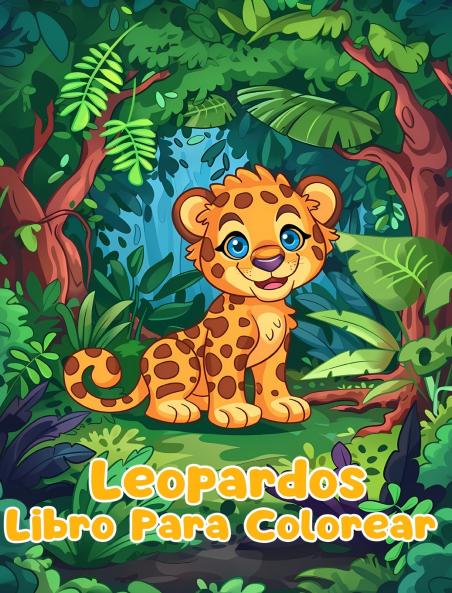 Libro Para Colorear de Leopardos