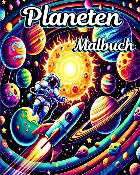 Planeten Malbuch
