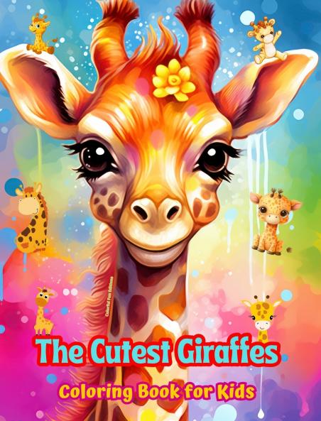 The Cutest Giraffes - Coloring Book for Kids - Creative Scenes of Adorable and Playful Giraffes - Ideal Gift for Kids