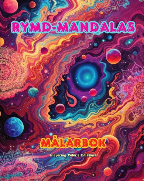 Rymd-mandalas | Målarbok | Unika mandalas av universum. Källa till oändlig kreativitet och avkoppling