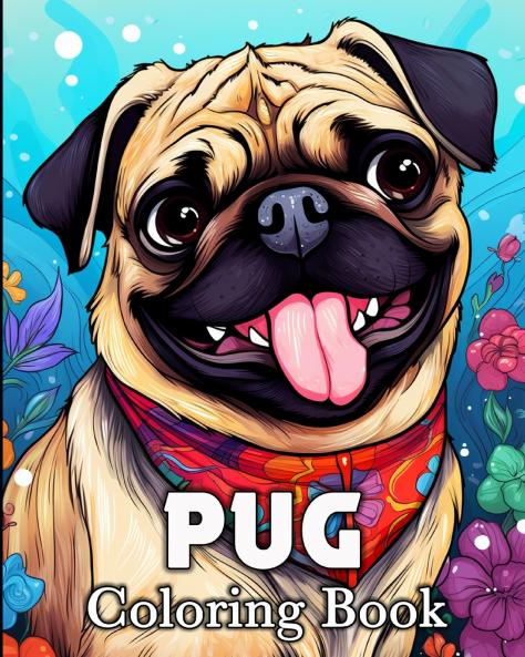 Pug Coloring Book