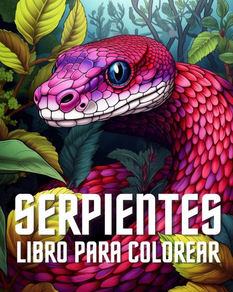 Libro para Colorear de Serpientes
