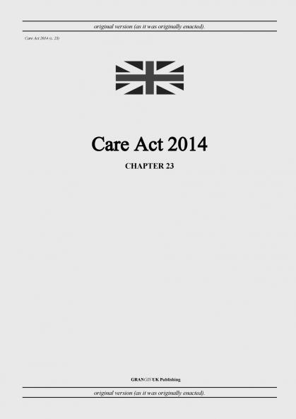 Care Act 2014 (c. 23)