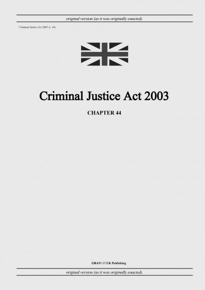 Criminal Justice Act 2003 (c. 44)