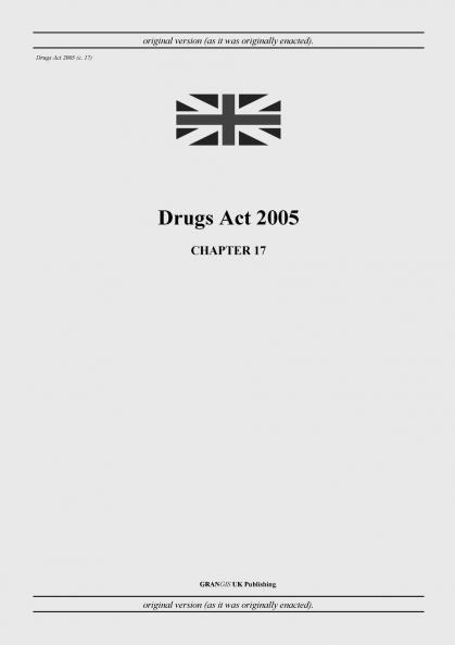 Drugs Act 2005 (c. 17)