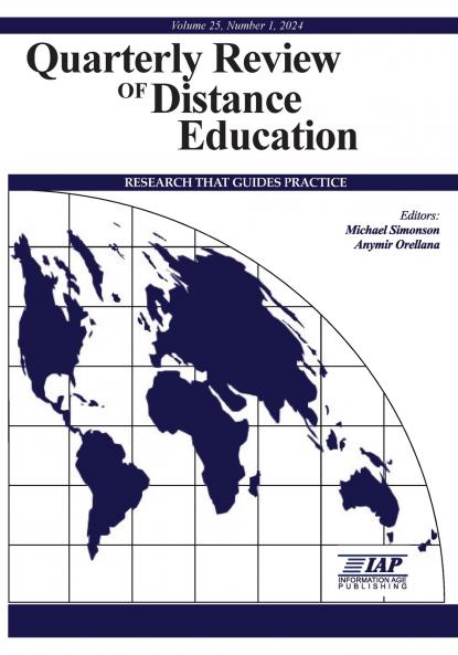 Quarterly Review of Distance Education Volume 25 Number 1