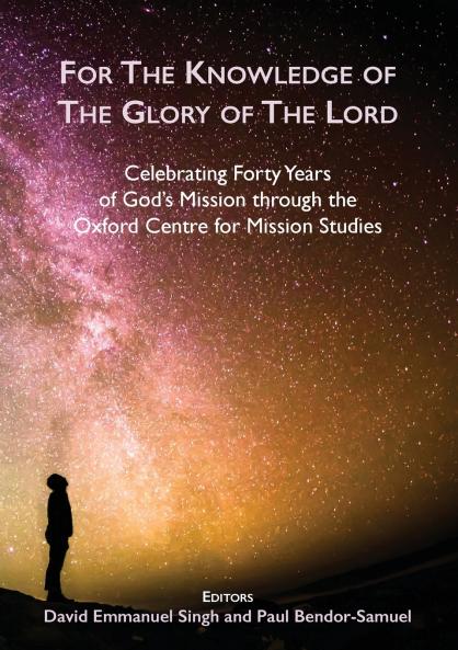 For the Knowledge of the Glory of the Lord