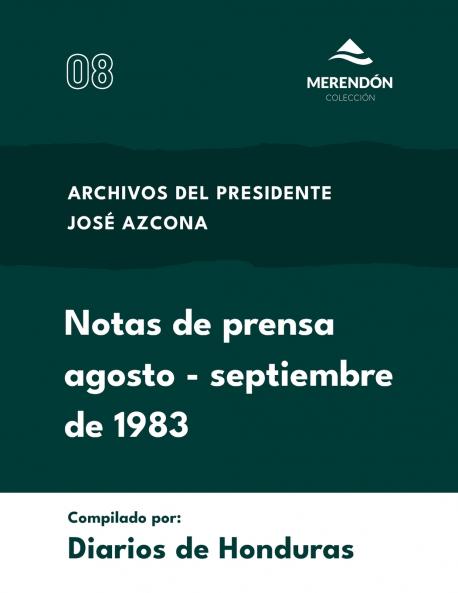 Notas de prensa agosto-septiembre de 1983