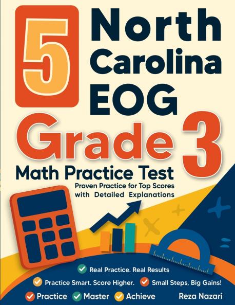 5 North Carolina EOG Grade 3 Math Practice Tests