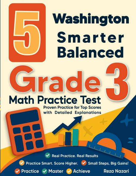 5 Washington Smarter Balanced Grade 3 Math Practice Tests