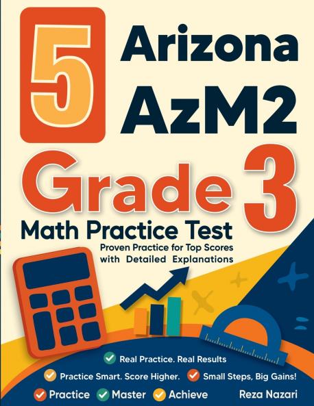 5 Arizona AzM2 Grade 3 Math Practice Tests
