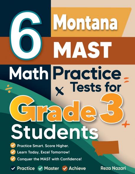 6 Montana MAST Math Practice Tests for Grade 3 Students