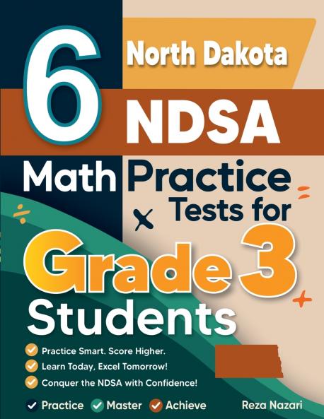 6 North Dakota NDSA Math Practice Tests for Grade 3 Students