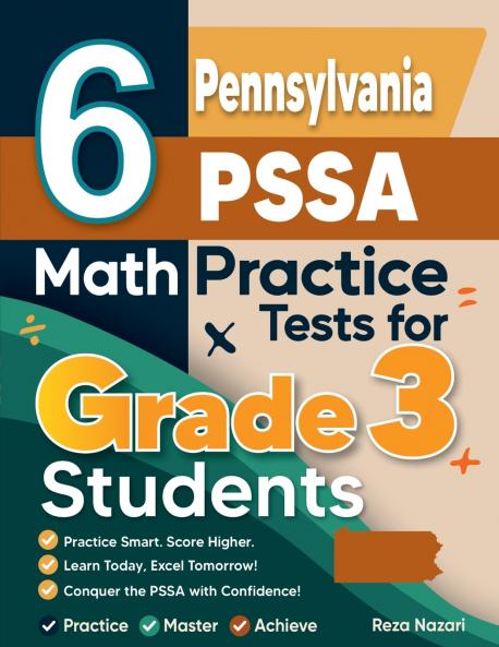 6 Pennsylvania PSSA Math Practice Tests for Grade 3 Students