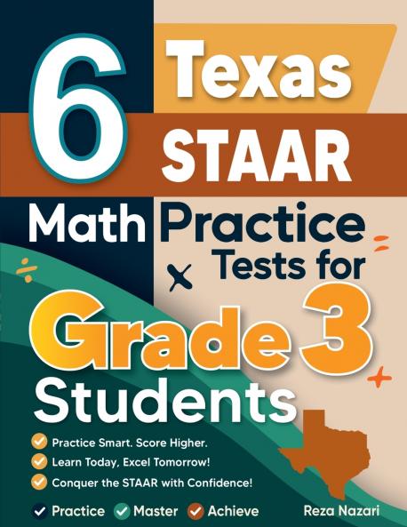 6 Texas STAAR Math Practice Tests for Grade 3 Students