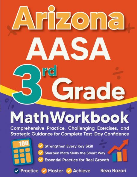 Arizona AASA 3rd Grade Math Workbook