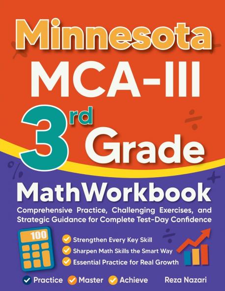 Minnesota MCA-III 3rd Grade Math Workbook