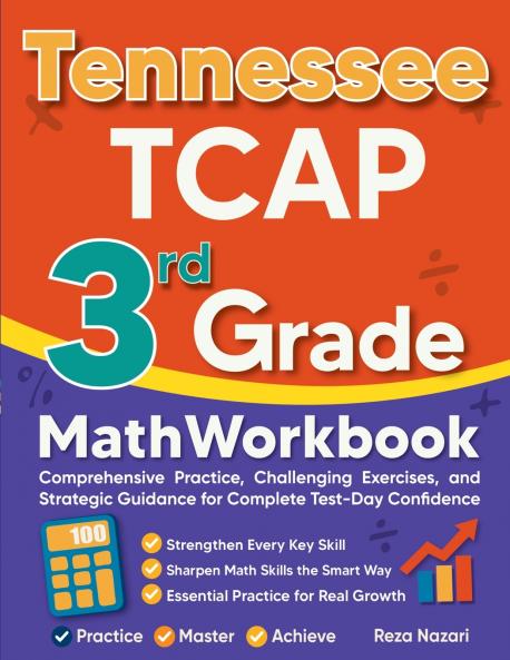 Tennessee TCAP 3rd Grade Math Workbook