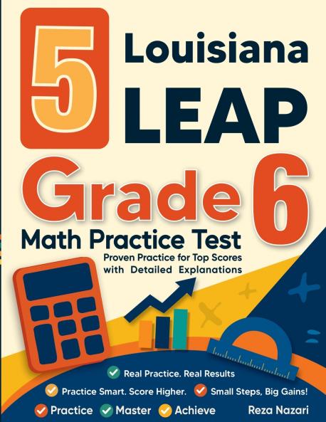 5 Louisiana LEAP Grade 6 Math Practice Tests