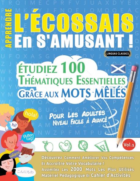 APPRENDRE L'��COSSAIS EN S'AMUSANT - POUR LES ADULTES