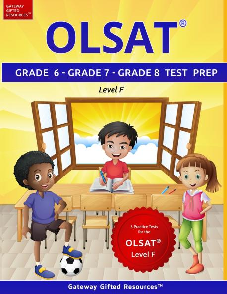 OLSAT Grade 6 Grade 7 Grade 8 Test Prep Level F
