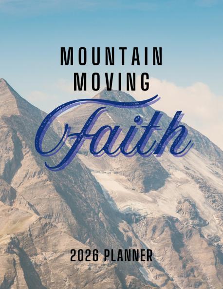 Mountain Moving Faith Planner