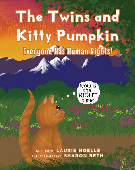 The Twins and Kitty Pumpkin