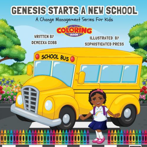 Genesis Starts A New School Coloring Book