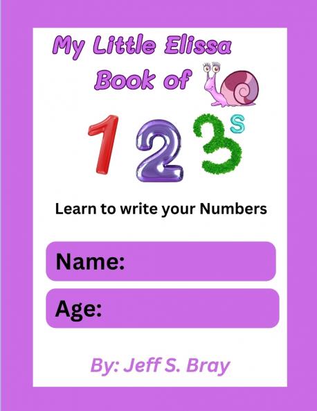 My Little Elissa Book of 123s