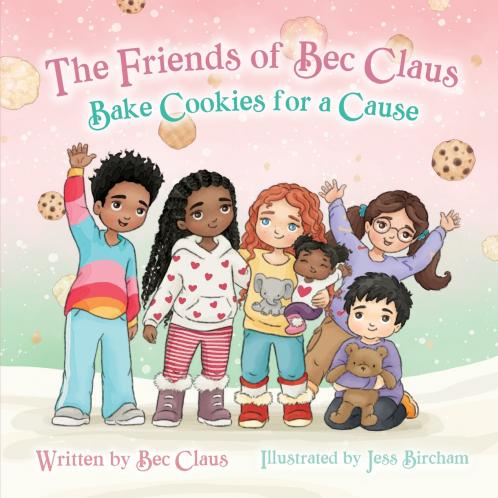 The Friends of Bec Claus Bake Cookies for a Cause