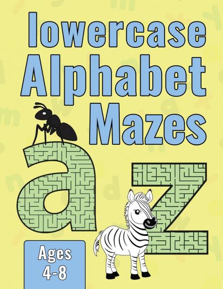 Lowercase Alphabet Mazes