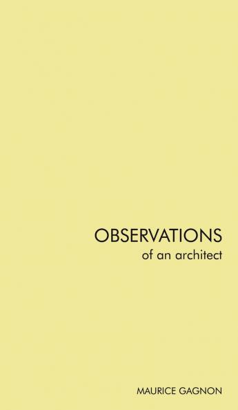 Observations of an architect